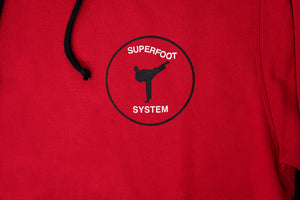 Red Superfoot Hooded Sweatshirt